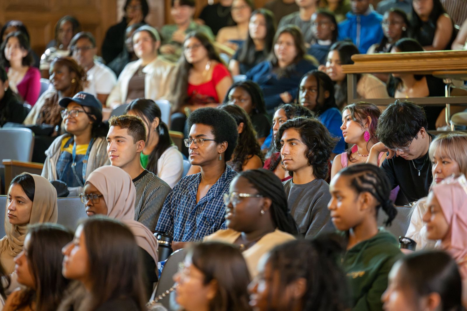 Audience of college students